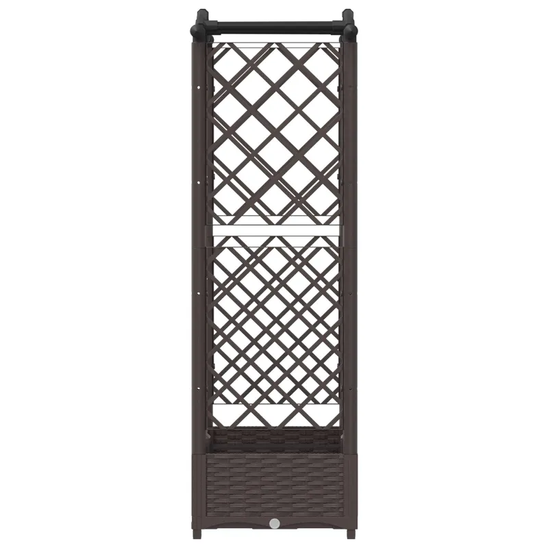 Pakeltas lovas su trelėmis ir stogu Ruda 124 x 40 x 125 cm PP