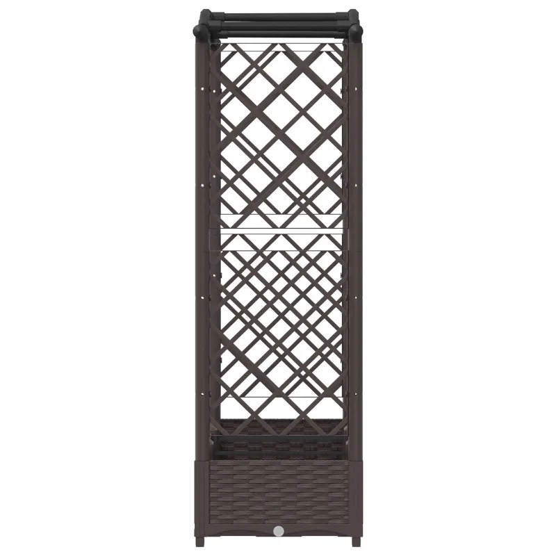 Pakeltas lovas su trelėmis ir stogu Ruda 169 x 40 x 125 cm PP