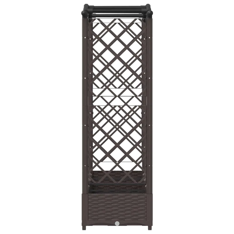 Pakeltas lovas su trelėmis ir stogu Ruda 207 x 40 x 126 cm PP