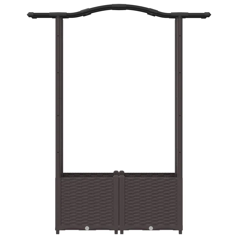 Pakeltas lovas su trelėmis ir stogu Ruda 125 x 40 x 138 cm PP