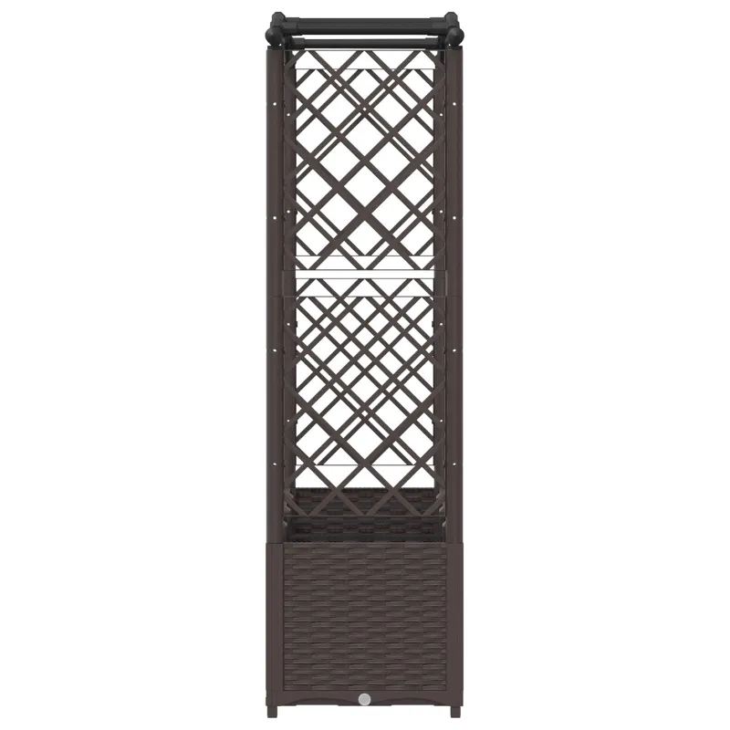 Pakeltas lovas su trelėmis ir stogu Ruda 204 x 40 x 141 cm PP