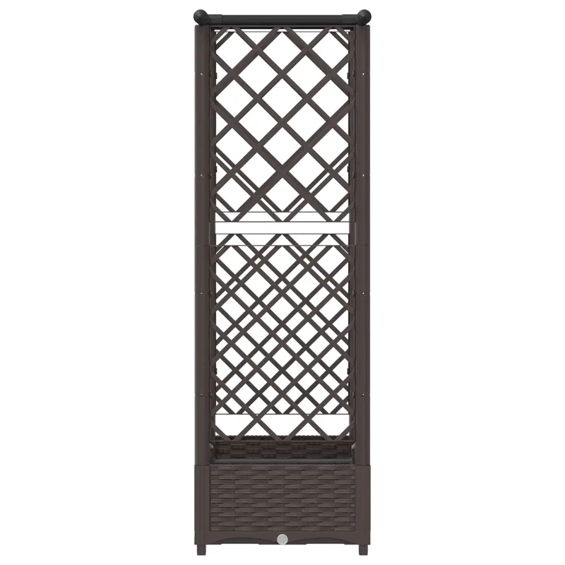 Pakeltas lovas su trelėmis ir stogu Ruda 122,5 x 40 x 123 cm PP