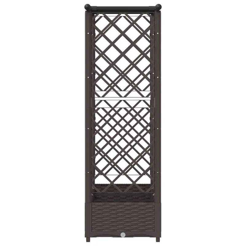 Pakeltas lovas su trelėmis ir stogu Ruda 164 x 40 x 123 cm PP