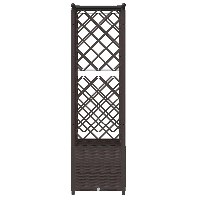 Pakeltas lovas su trelėmis ir stogu Ruda 124,5 x 40 x 138 cm PP