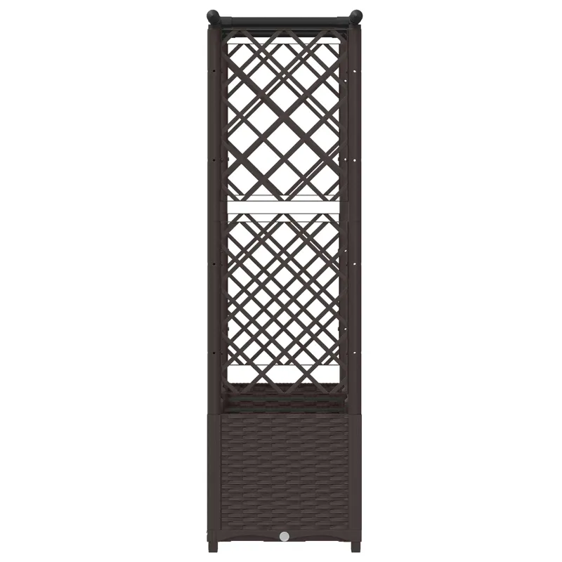 Pakeltas lovas su trelėmis ir stogu Ruda 162,5 x 40 x 138 cm PP