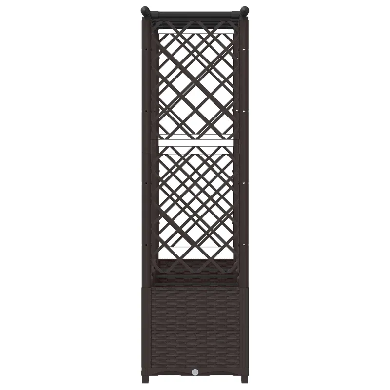 Pakeltas lovas su trelėmis ir stogu Ruda 203 x 40 x 138 cm PP