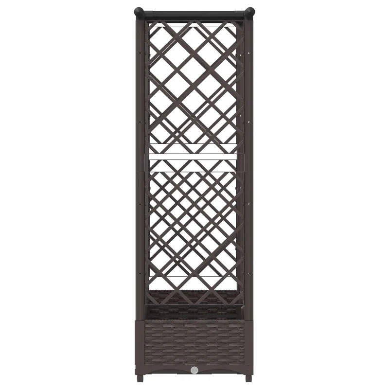 Pakeltas lovas su trelėmis ir stogu Ruda 164 x 40 x 123 cm PP