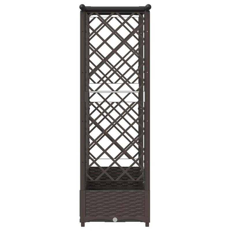 Pakeltas lovas su trelėmis ir stogu Ruda 202,5 x 40 x 123 cm PP