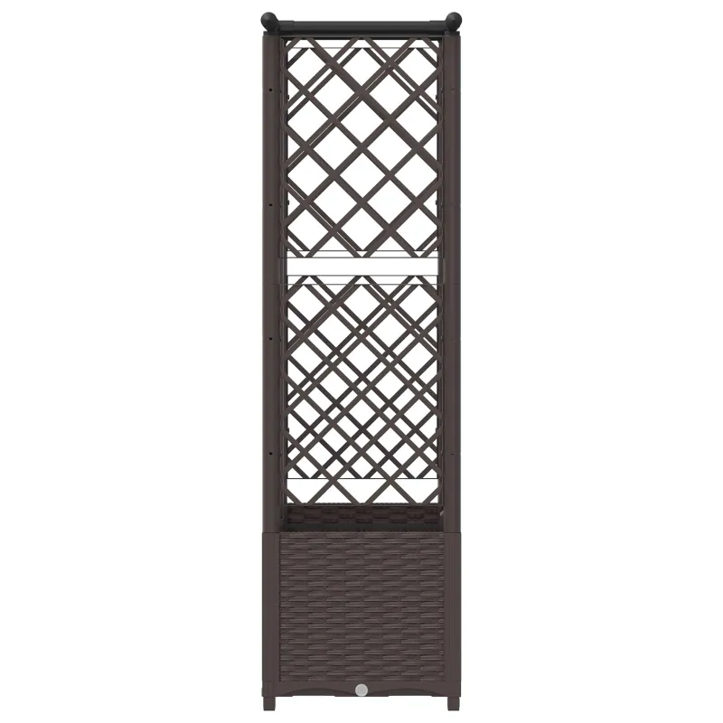 Pakeltas lovas su trelėmis ir stogu Ruda 124 x 40 x 138 cm PP