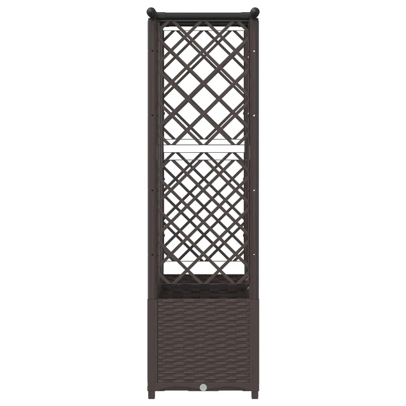 Pakeltas lovas su trelėmis ir stogu Ruda 163,5 x 40 x 138 cm PP