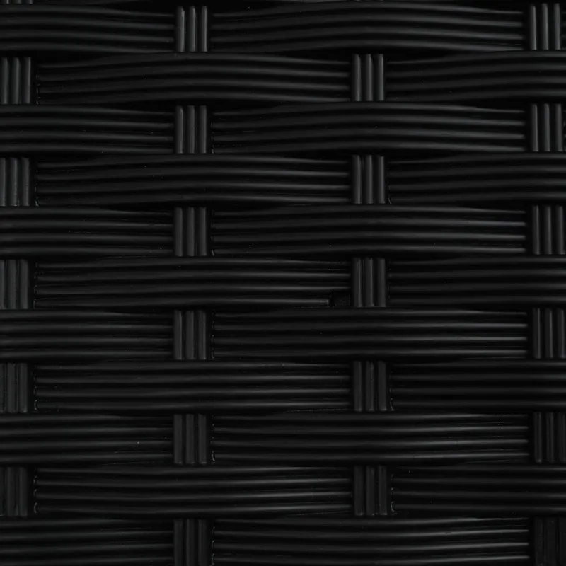 Pakeltas lovas su trelėmis ir stogu Juodas 162,5 x 40 x 138 cm