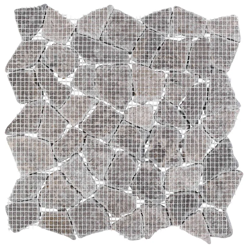 Mozaikos plytelės Šviesiai pilka 30 x 30 cm Marmuras