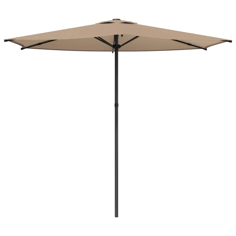 Sodų skėtis su baze 270 x 270 cm Poliesteris Stačiakampio Taupe