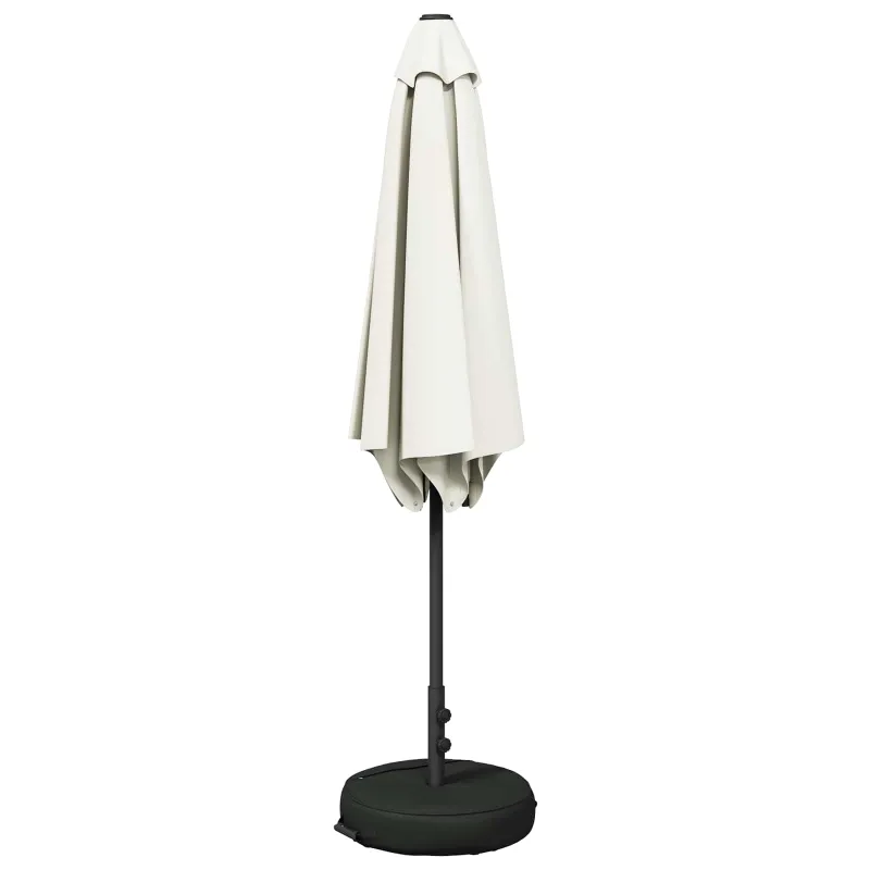 Sodų skėtis su baze 270 x 270 cm Poliesteris Stačiakampio