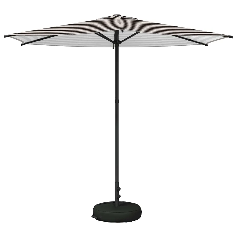 Sodų skėtis su baze 270 x 270 cm Poliesteris Stačiakampio