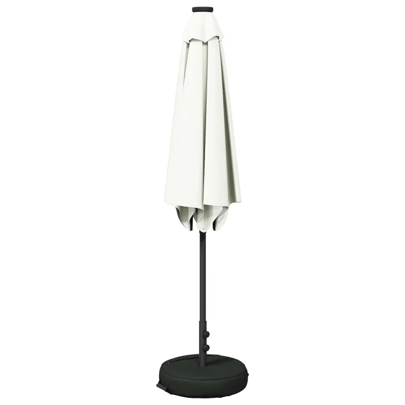 Sodo skėtis su LED šviesomis ir standu 300 x 300 cm Poliesteris