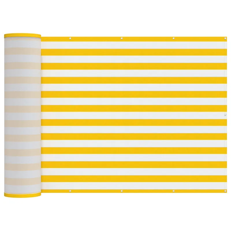 Balkono privatumo ekranas 150 x 400 cm Audinys su PU danga
