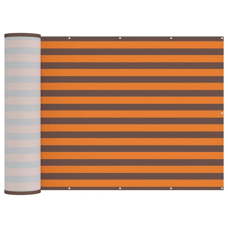 Balkono privatumo ekranas 150 x 800 cm Audinys su PU danga