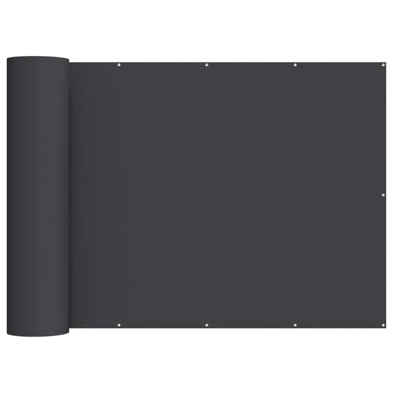 Balkono privatumo ekranas 200 x 700 cm Audinys su PU danga