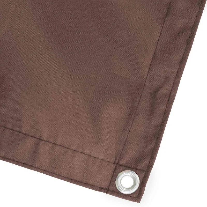 Balkono privatumo ekranas 200 x 800 cm Audinys su PU danga Ruda