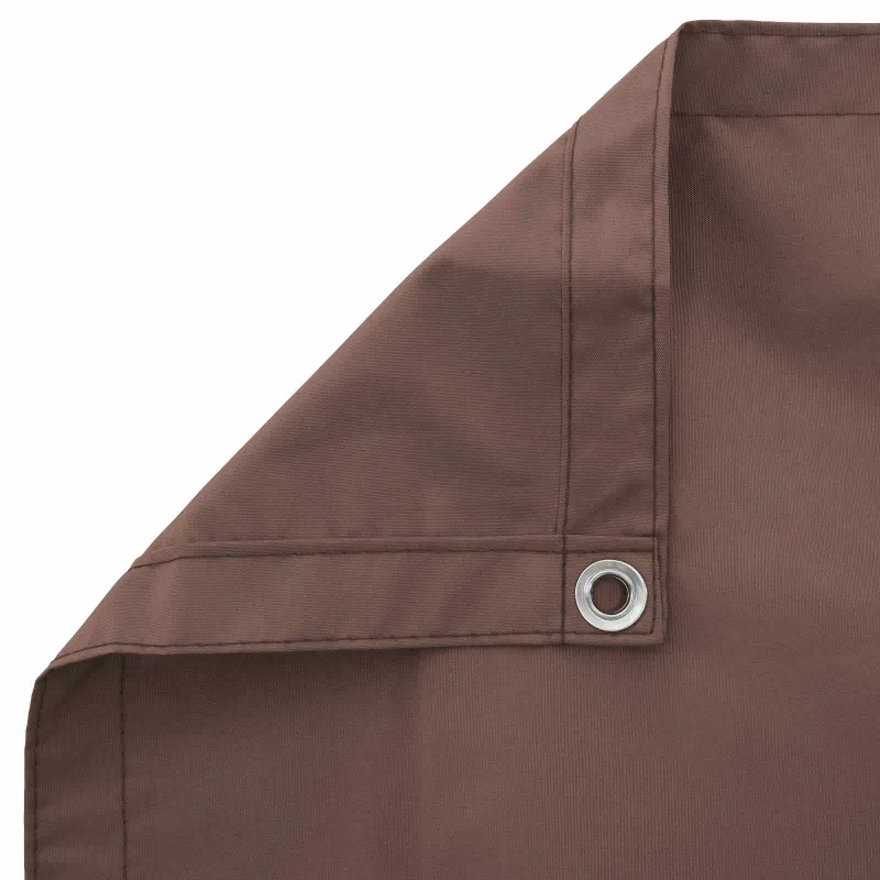 Balkono privatumo ekranas 200 x 800 cm Audinys su PU danga Ruda