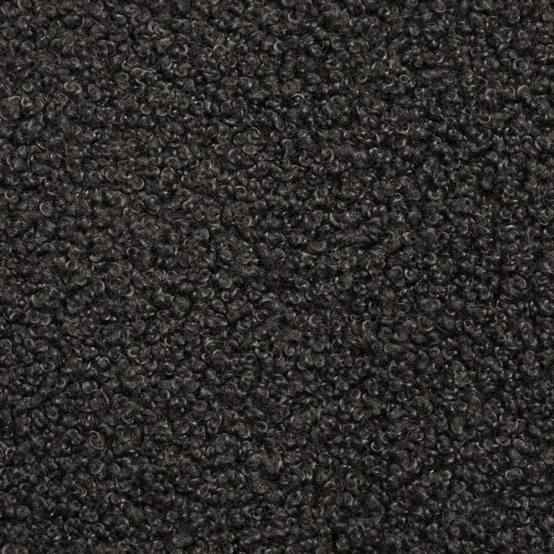 suoliukas Paprastas Juoda 60 x 40 x 45 cm Bouclé