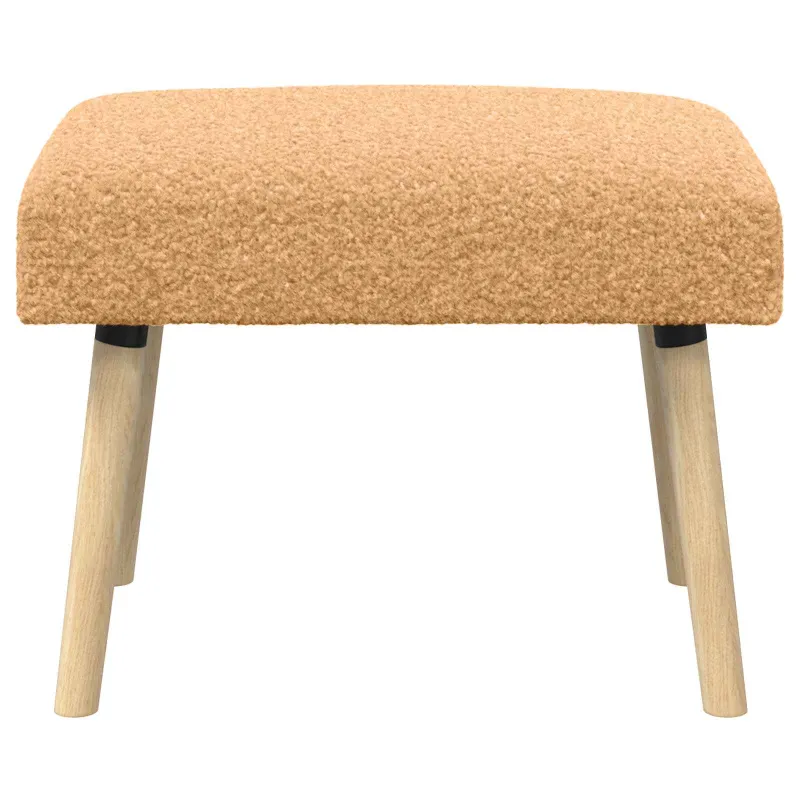 suoliukas Paprastas Smėlio 60 x 40 x 45 cm Bouclé