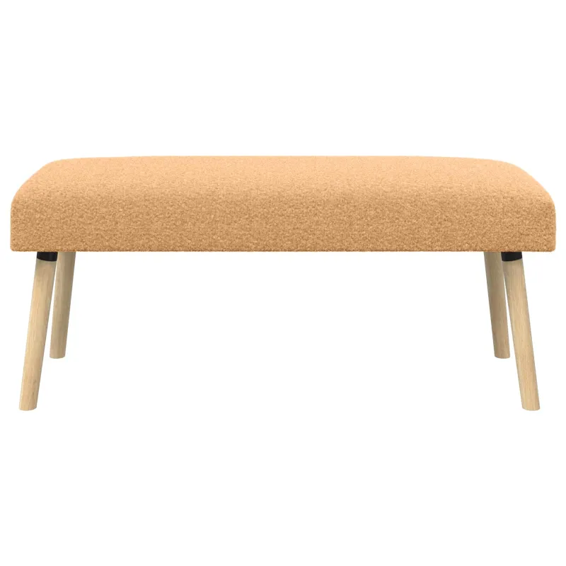 suoliukas Paprastas Smėlio 110 x 40 x 46 cm Bouclé