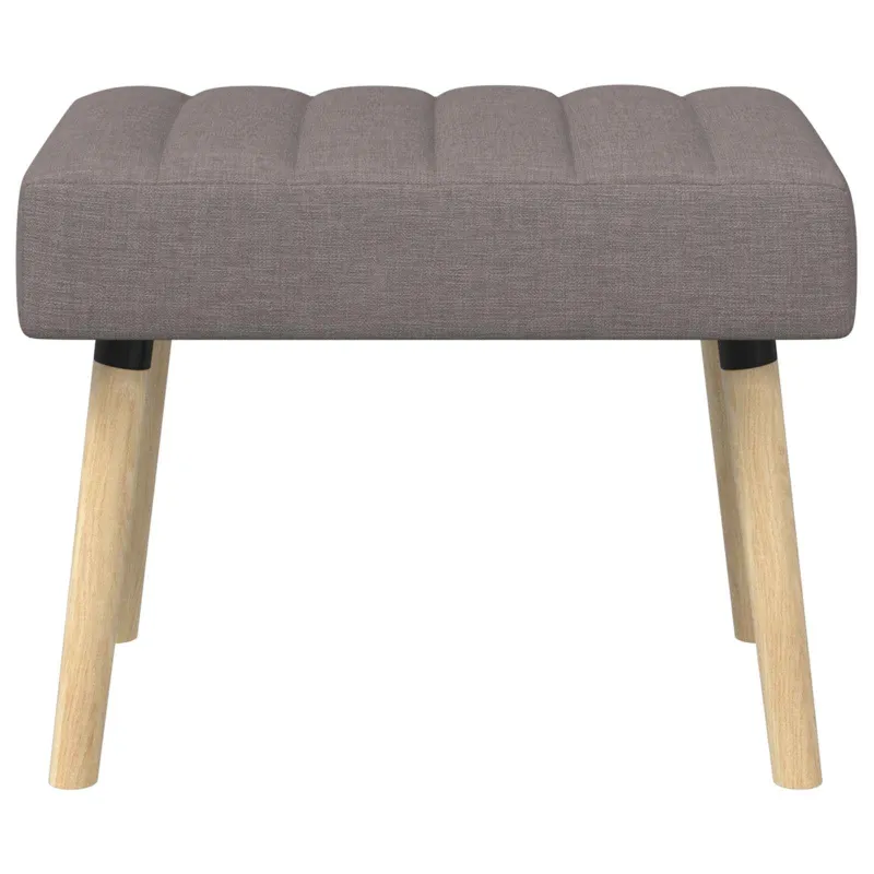 Kanalo paminkštintas suolas Taupe 60 x 40 x 45 cm Audinys