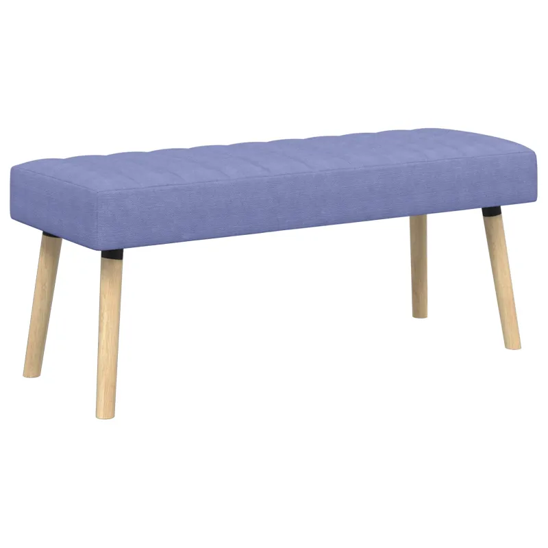 Kanalo paminkštintas suolas Džinsinės mėlynos 110 x 40 x 46 cm