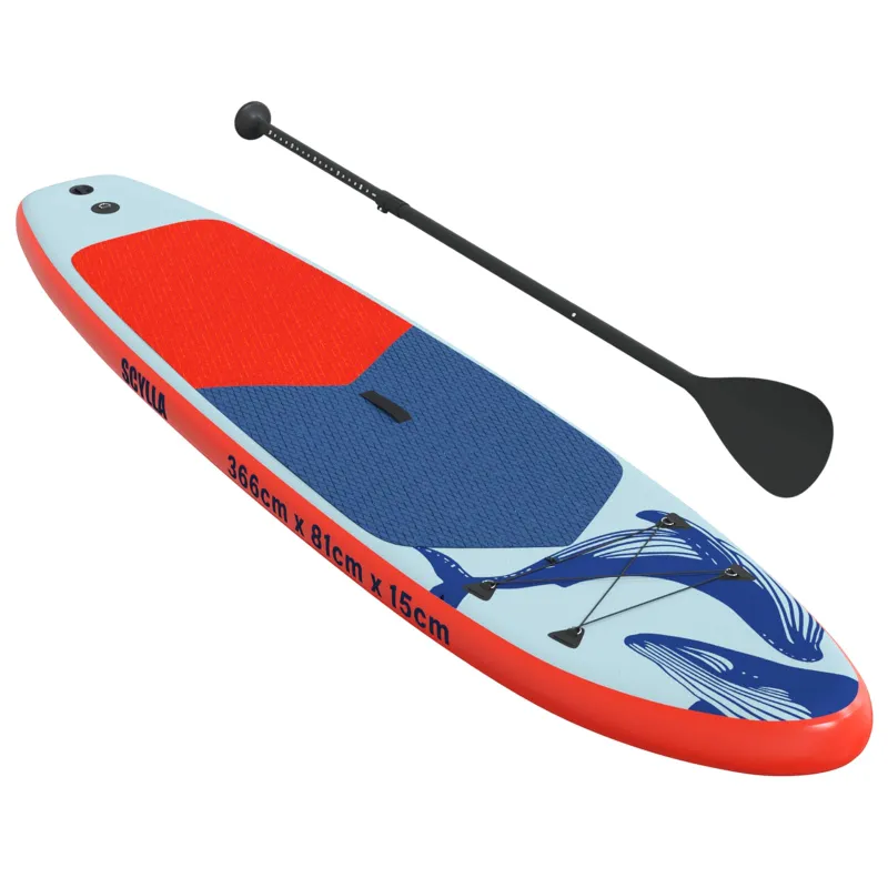 Inflatable Stand Up Paddle Board SCYLLA 366 x 81 x 15 cm Mėlyna
