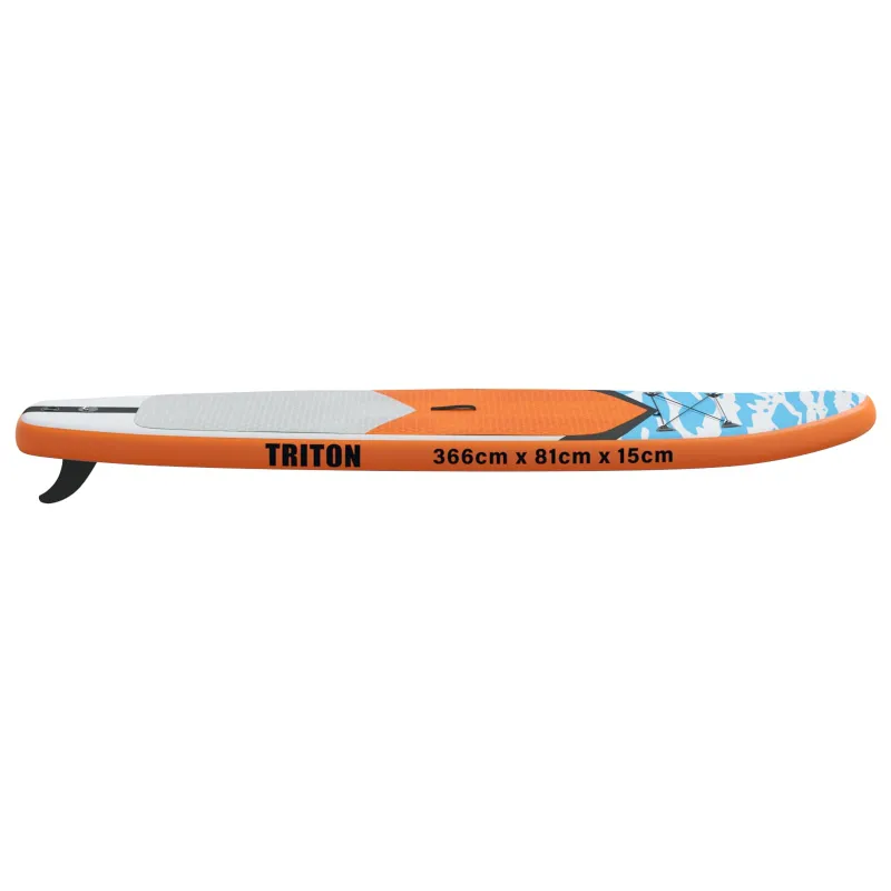 Pūstinis stalo irklavimo lenta TRITON 366 x 81 x 15 cm Mėlyna