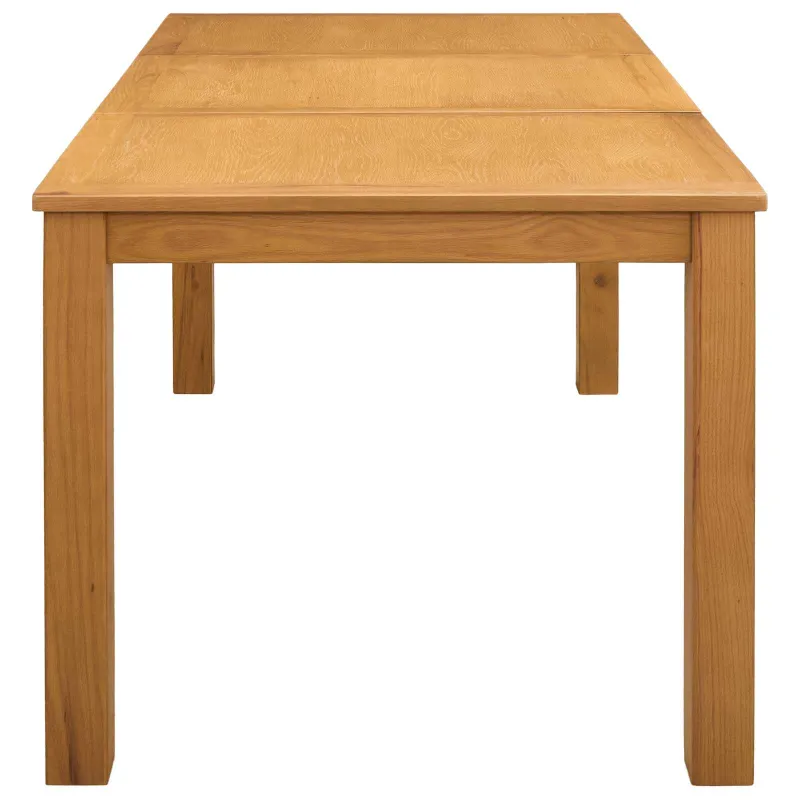 Valgomojo stalas 150 x 85 x 75 cm Kietas ąžuolo medis Natūrali