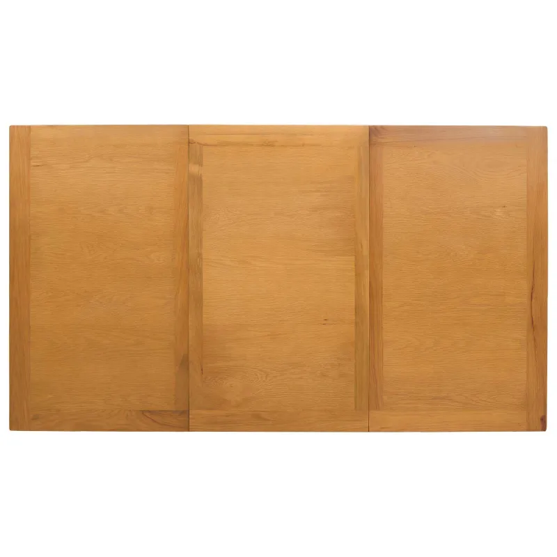 Valgomojo stalas 150 x 85 x 75 cm Kietas ąžuolo medis Natūrali
