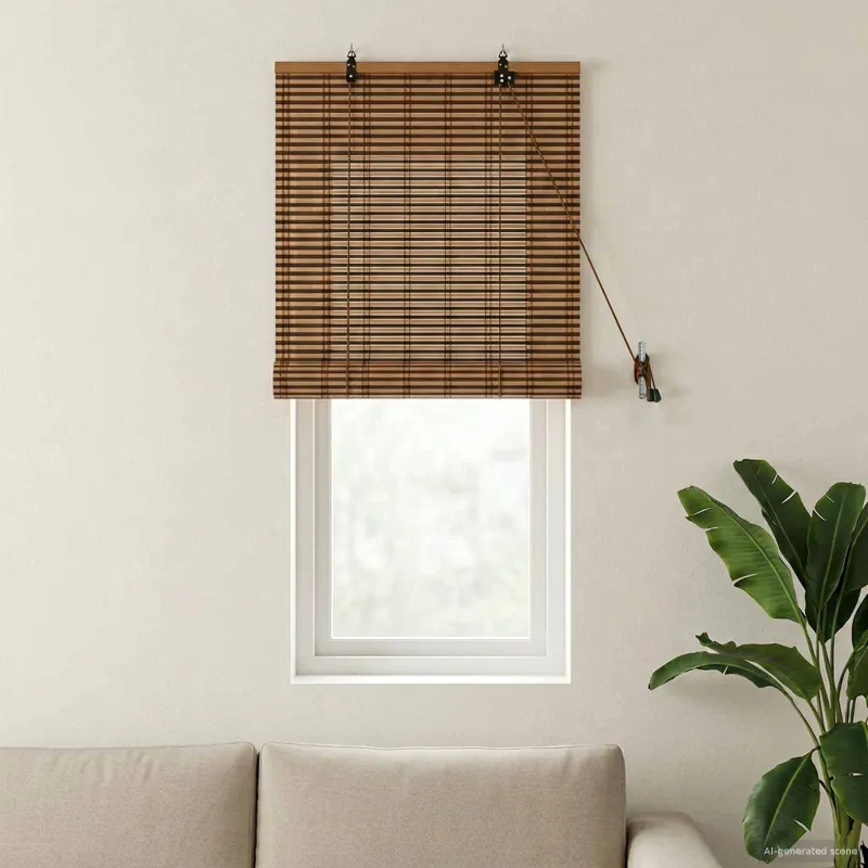 Roletas Ruda 50 x 160 cm Bambukas