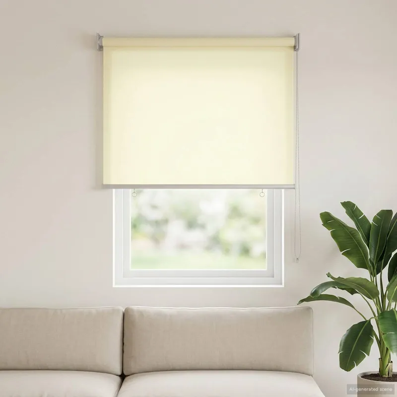 Lauko ritininė žaliuzė UV apsaugai Kreminė 100 x 140 cm