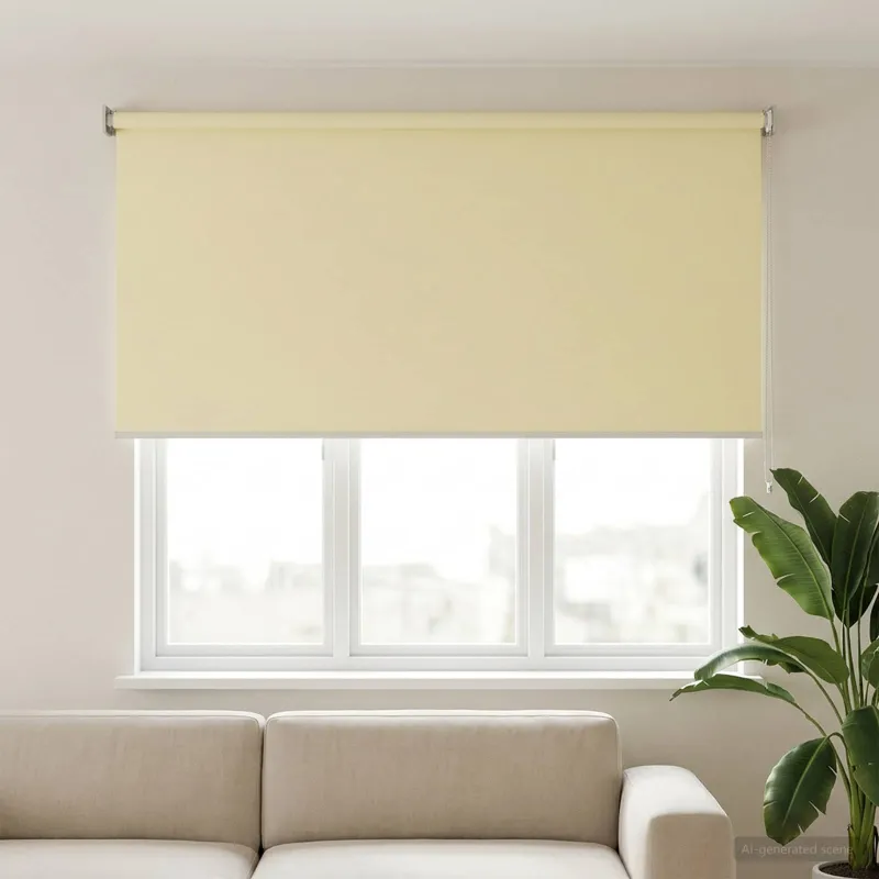 Lauko ritininė žaliuzė UV apsaugai Kreminė 160 x 140 cm
