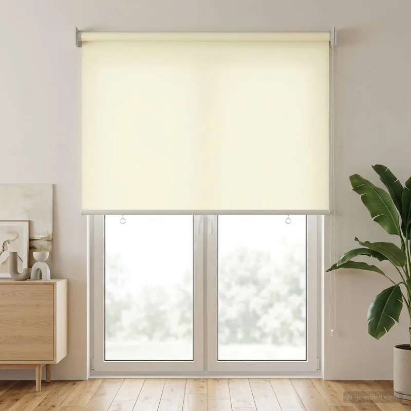 Lauko ritininė žaliuzė UV apsaugai Kreminė 60 x 230 cm
