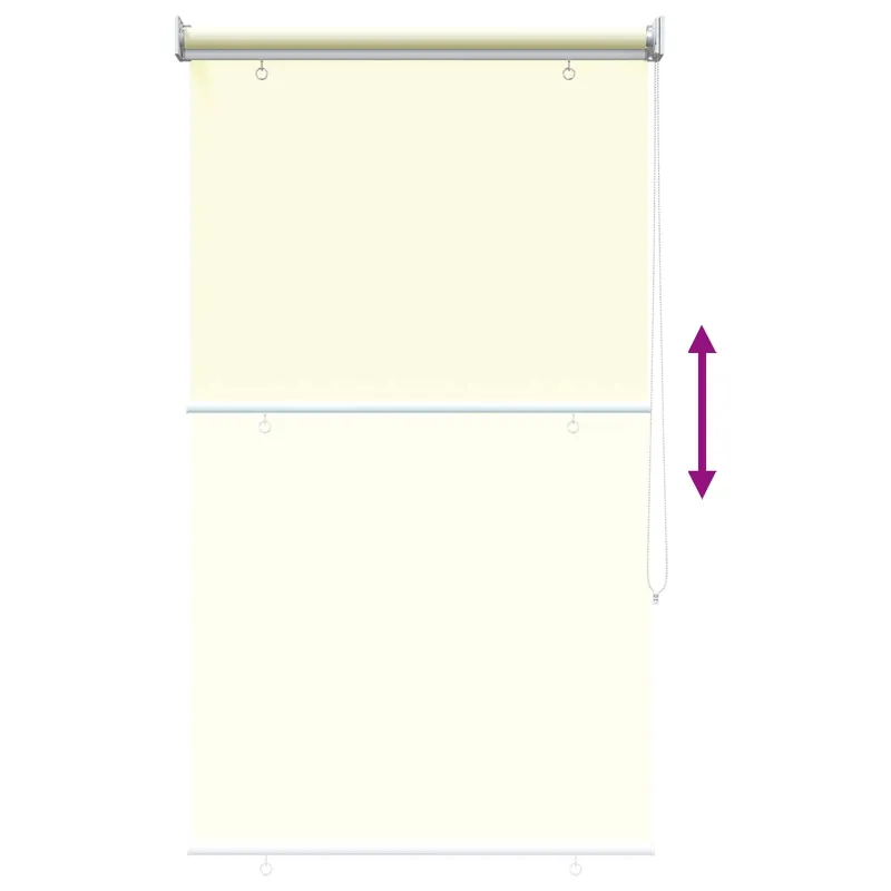 Lauko ritininė žaliuzė UV apsaugai Kreminė 80 x 230 cm