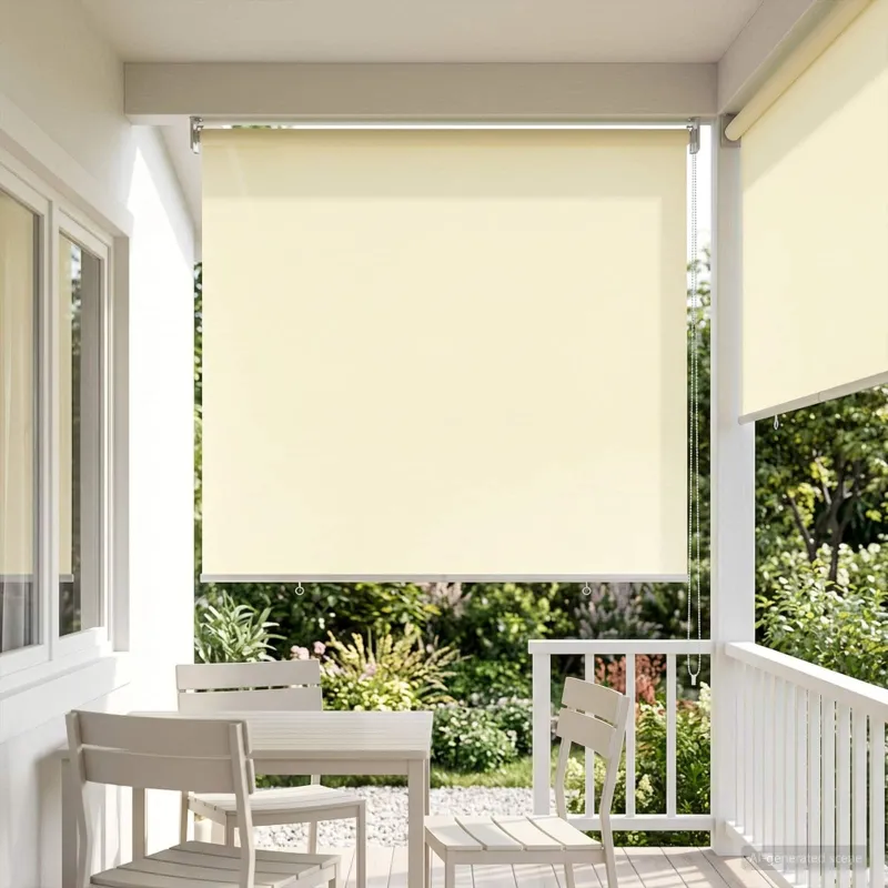 Lauko ritininė žaliuzė UV apsaugai Kreminė 140 x 230 cm