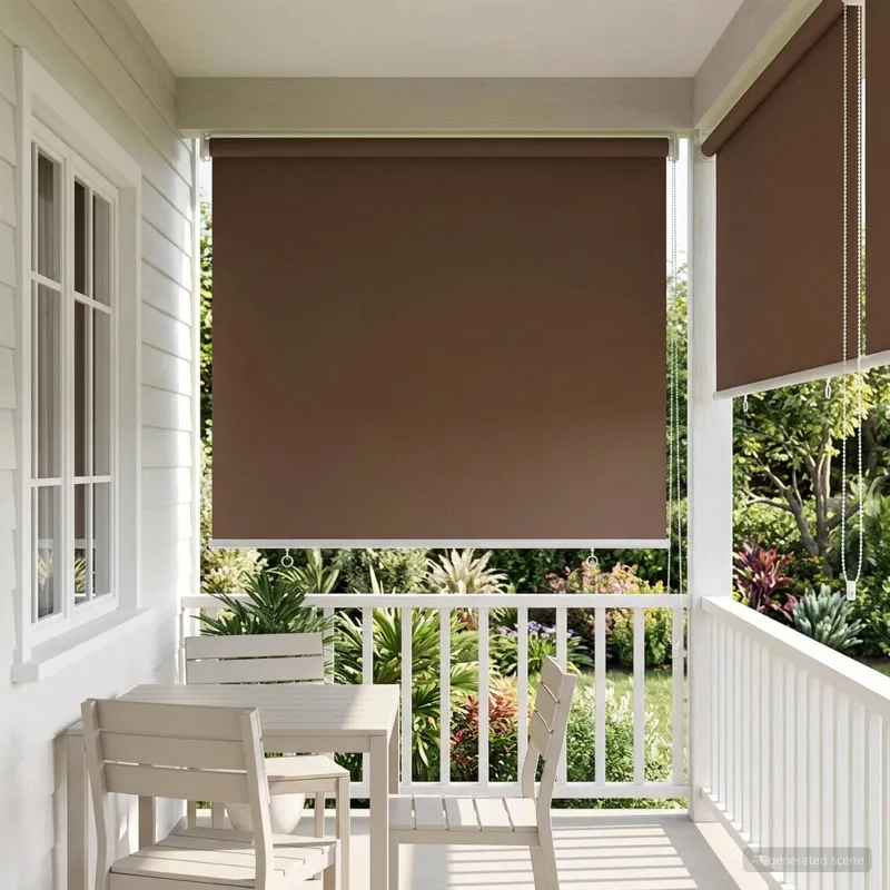 Lauko ritininė žaliuzė UV apsaugai Taupe 60 x 140 cm