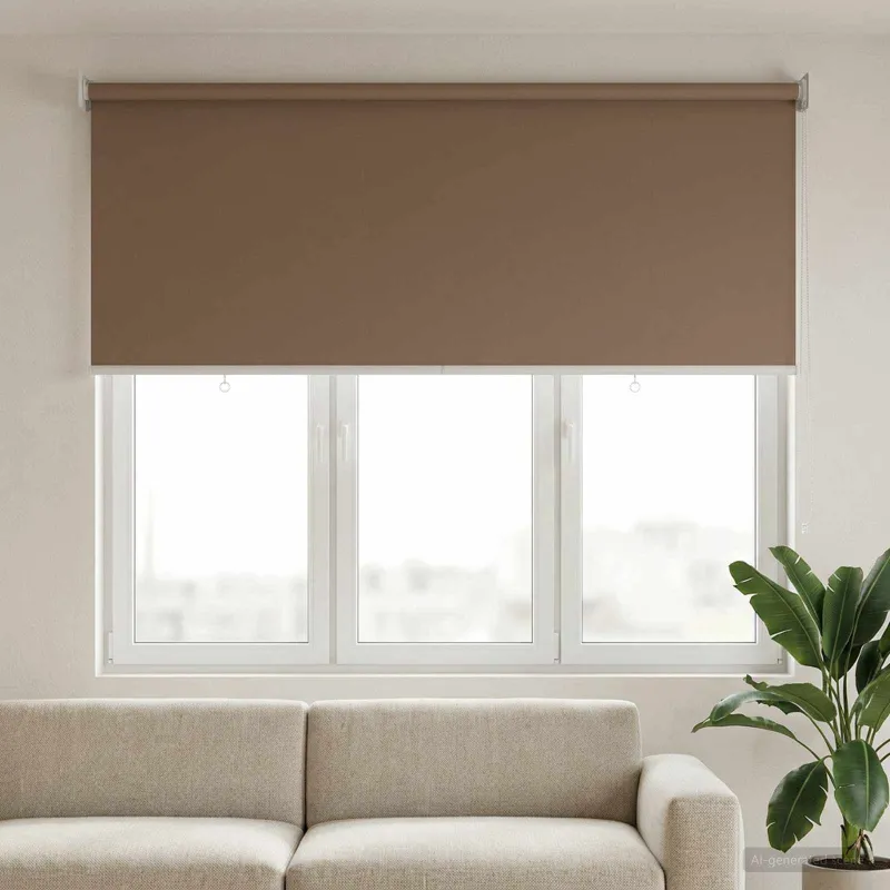Lauko ritininė žaliuzė UV apsaugai Taupe 140 x 140 cm