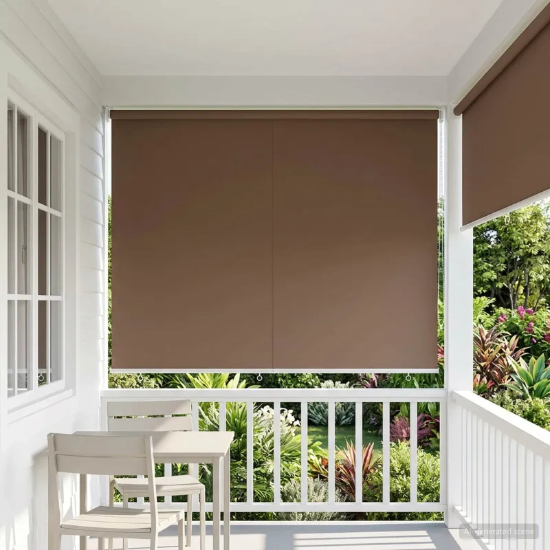 Lauko ritininė žaliuzė UV apsaugai Taupe 180 x 140 cm