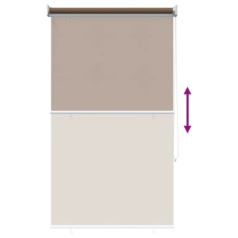 Lauko ritininė žaliuzė UV apsaugai Taupe 60 x 230 cm