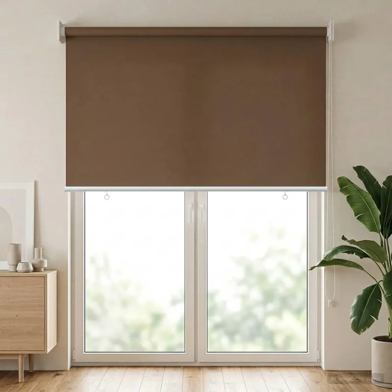 Lauko ritininė žaliuzė UV apsaugai Taupe 80 x 230 cm