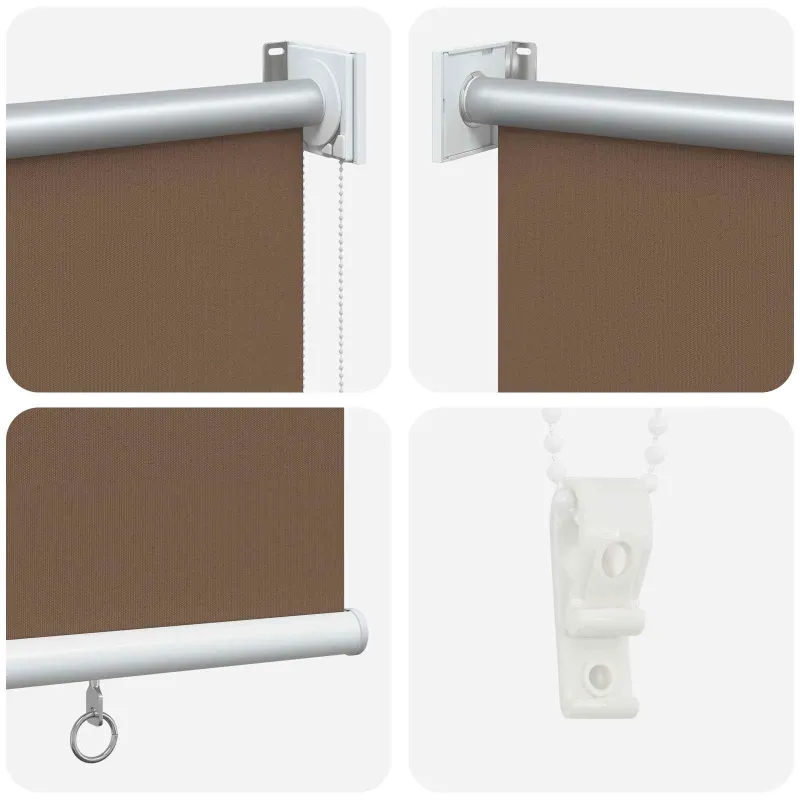 Lauko ritininė žaliuzė UV apsaugai Taupe 80 x 230 cm
