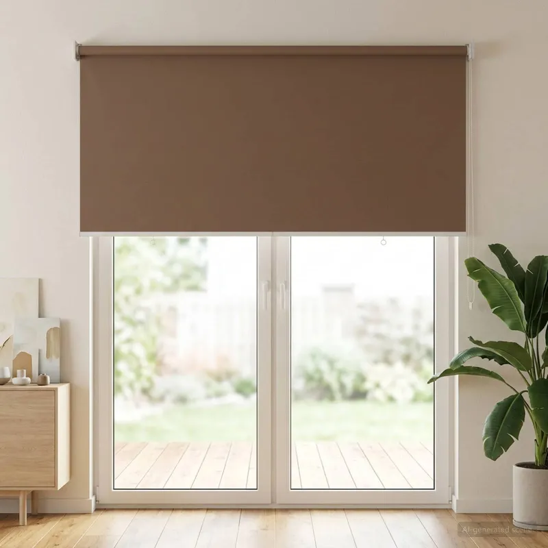 Lauko ritininė žaliuzė UV apsaugai Taupe 100 x 230 cm