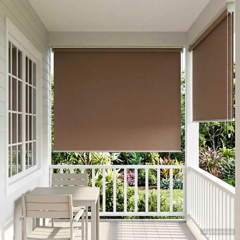 Lauko ritininė žaliuzė UV apsaugai Taupe 180 x 230 cm