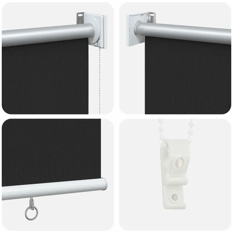 Lauko ritininė žaliuzė UV apsaugai Antracito 60 x 140 cm