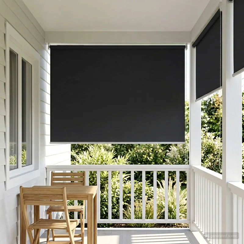 Lauko ritininė žaliuzė UV apsaugai Antracito 140 x 140 cm